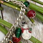 Germany Christmas Themed Loaded Charm Bracelet Red Photo 5