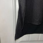 Black V Neckline Short Sleeve Pocket Top Women’s Medium Photo 4