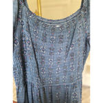 Sonoma  Ditsy Floral Maxi Dress Cottagecore Puff Sleeve Square Neck Summer Spring Photo 5