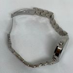 Nine West  silver tone women watch 38mm round case quartz analog crystals running Photo 7