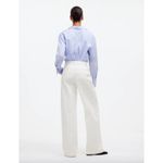 Madewell The Harlow Wide Leg Jean Airy Denim Baggy White High Waist US 31 NWT Photo 3