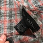 Steve Madden  Plaid‎ Oversized Scarf With Fringe Photo 5
