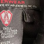 Arlen Ness bike wear cropped leather jacket size large Black Photo 3