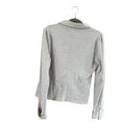 Women's Unbranded Light Gray Ruffle Blazer M Size XL Photo 2