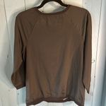 Daisy Fuentes  Black and White Chevron 3/4 Sleeve Blouse | Women’s Size Medium Photo 2