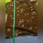 Entro Brown V-Neck Long Sleeve Blouse Photo 5