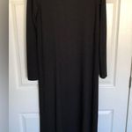 Blanc  Black Midi Ribbed Jacket Size M Photo 7