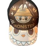 NWOT Labubu Cute Monster Graphic Baseball Cap Brown Photo 2