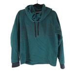 Under Armour Womens Hoodie Pullover Stripe Graphic Loose Green L Photo 0