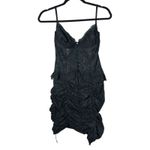 For Love & Lemons Sophie Eyelet Black Bustier Open Back Fitted Dress Size Small Photo 5