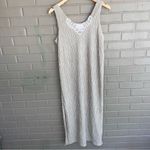 Victoria's Secret Victoria’s Secret Gold Label Green Lace Embroidered Crinkle Light Maxi Gown M Photo 7