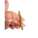 Versace  NWT Brass Medusa Heart Hoop Earrings in Original Box Photo 10