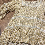 Free People  Talk About It Tunic Floral Mini Dress small Photo 6