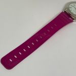 PCA ladies silver tone quartz analog wrist watch 34mm purple band running Photo 3