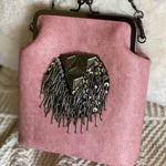 Chain Shell Crossbody Bag Ethnic Style Metal Tassel Pink Photo 0