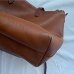 Madewell  Crossbody Cognac Leather Satchel Handbag Photo 6