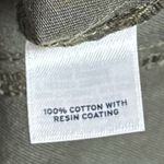 Caslon  Coated Moto Jacket Olive Green Outdoors Utility Equestrian XS Photo 8