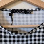 Boohoo NWT Jenna Gingham Ruffle Hem Smock Dress Photo 4