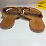 Hunter Leather Slide Sandals Tan Photo 5