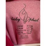 Baby Phat Velour Cropped Quarter Zip Sweatshirt Pink Women's Size M Photo 2