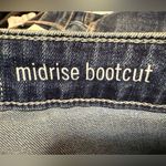 Riders By Lee MidRise Bootcut Denim Blue Jeans Distressed Size 16 Photo 7