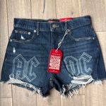 Lucky Brand Lucky Legend AC/DC 3” High Rise Mom Shorts Photo 2