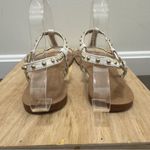 Kelly & Katie White Studded Sandals 7.5 Photo 2