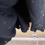 Free People  Abbie Dress in‎ Black Combo Spackle Womens Size 6 Mini Mock Neck Photo 7