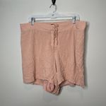 Torrid Peach Lace Up Front Crepe Pull On Short Size 2 2X Photo 2