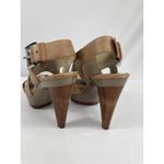 MICHAEL Michael Kors Carla Platform Sandal in Taupe Size 9 Brown Photo 3