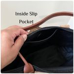 Longchamp FLAWS Le Pliage Original M Tote Hand Shoulder Nylon Bag Recycle Canvas Photo 14