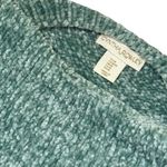 Cynthia Rowley Plush Pull Over Chunky Knit Plush Teal Light Blue Green Sweater Photo 2