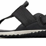 Sorel Women's Out N About Plus Thong Sandals with Ankle Strap Black Size 8 Photo 0