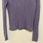 J.Crew  Turtle Neck Sweater Light Purple Size Medium Photo 2