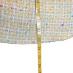 Trenz Petite Pastel Yellow Tweed Ruffle Blazer 3/4 Bell Sleeve PXL Spring Easter Size undefined Photo 9