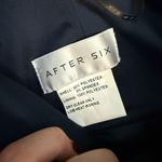 After Six  6888 Strapless Corset Satin Gown Midnight Navy Blue 2 Photo 4