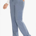 Straight Leg Scrub Pants for Women Rock Grey Size L Blue Size L Photo 0