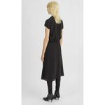 Isabel Marant  Étoile West Asymmetrical Hem Dress Size 40 Black Midi Photo 2
