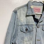 Brooklyn Cloth (W) New! Distressed Denim Jacket Photo 3