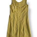Costume National Ecru Yellow Ruffled Italian Silk Mini Dress Size EUR 48‎ Photo 0