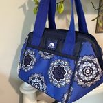 Igloo Lunch Bag Blue Floral Insulated Tote Photo 1