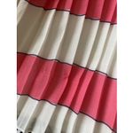 Poema  Womens Small Dress Stripe Pleated Preppy Feminine Clean Girl Photo 6