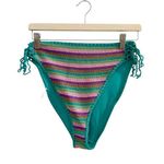 Show Me Your Mumu Vagabond Bikini Bottoms Jetset Stripe Crochet M Photo 4