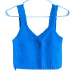 ZARA  Blue Tank Sweater with Alpaca Wool. So Soft. NWT Photo 1