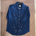 Levi's Women's Long Sleeve The Ultimate Western Button Down Shirt Color Blue Photo 1