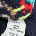 J.Crew  Aztec Fair‎ Isle Jacquard Stich Wool Sweater Blue XS Crewneck Pullover Photo 10