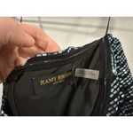 Ramy Brook  Daya Mirrored Strapless Mini Dress Teal Party Sz 6 NEW Photo 2