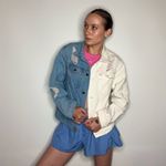 Boutique Two Tone Denim Jacket Photo 0