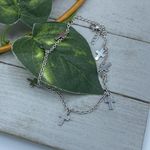 Stainless Steel Cross anklet Silver Photo 1
