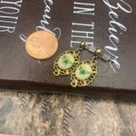 Vintage 1970s Monarch Butterfly Earrings Gold Tone Stud Earrings Bohemian Photo 5